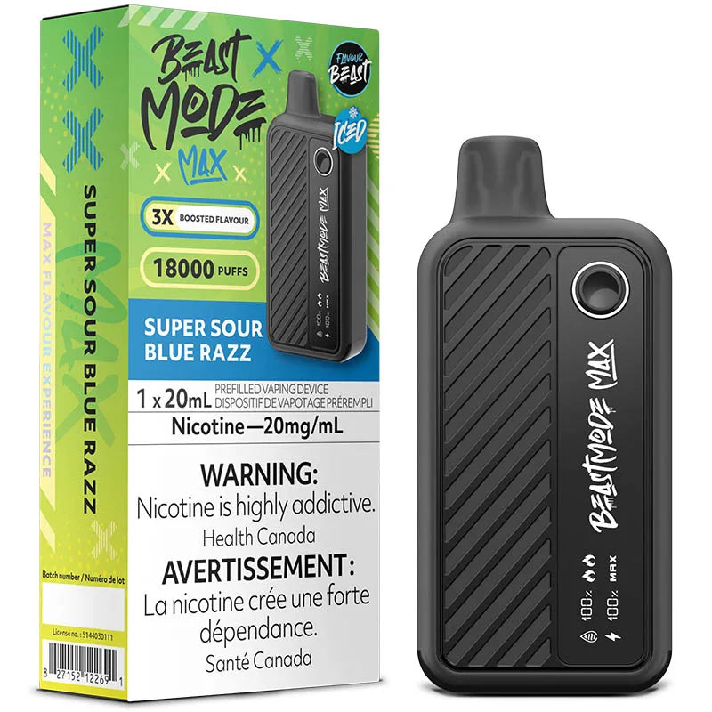 Flavour Beast Mode Max 3 Disposable Vape - 60k Puffs - 20mg - 20ml
