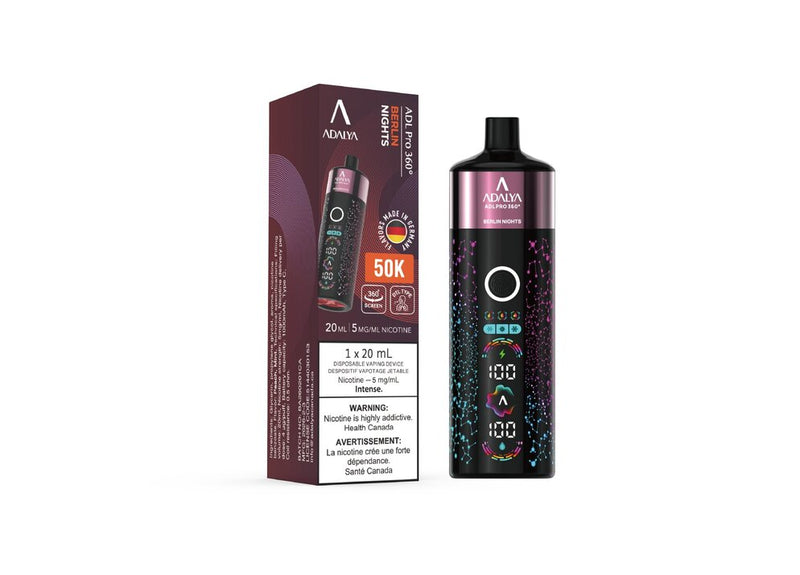 Adalya Pro 360 Disposable Shisha Vape - 50K Puffs - 5mg