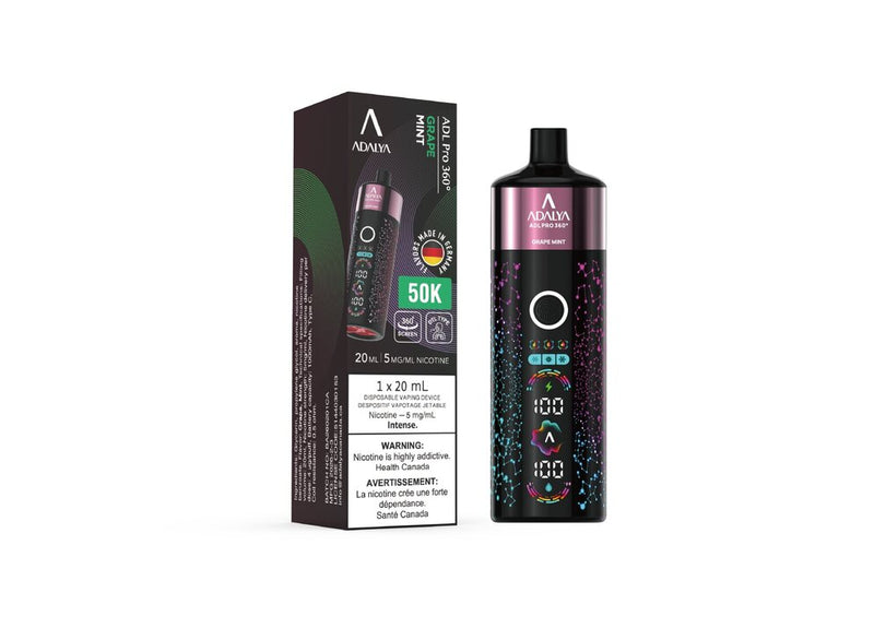Adalya Pro 360 Disposable Shisha Vape - 50K Puffs - 5mg