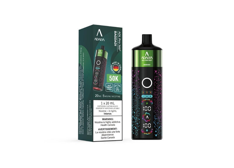 Adalya Pro 360 Disposable Shisha Vape - 50K Puffs - 5mg