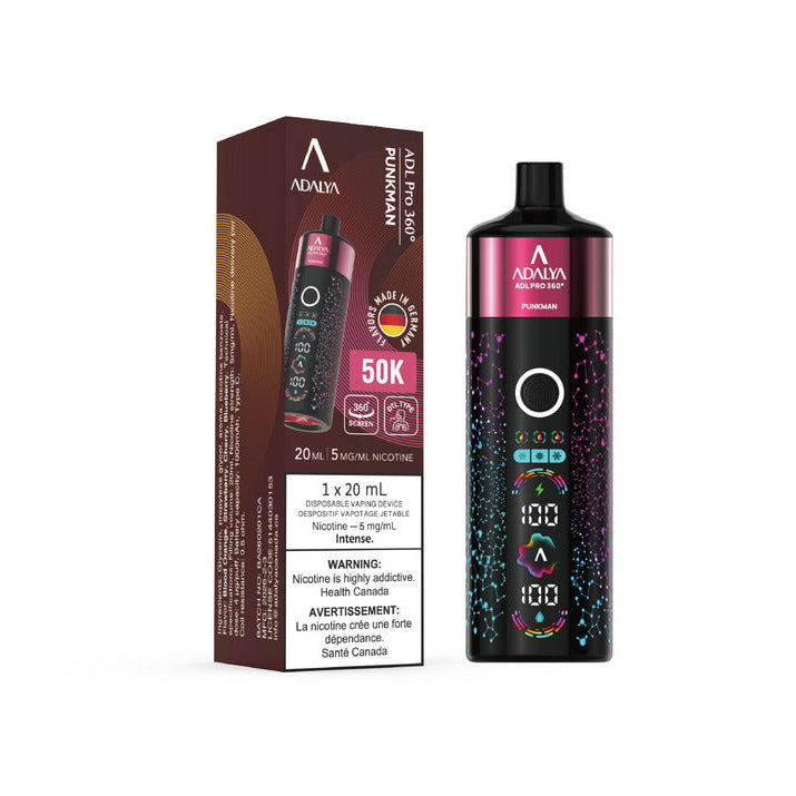 Adalya Pro 360 Disposable Shisha Vape - 50K Puffs - 5mg