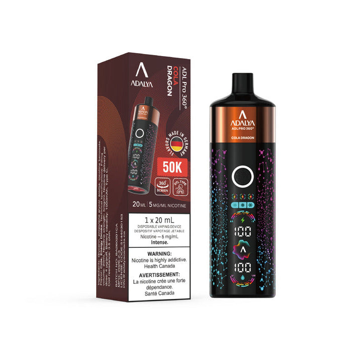 Adalya Pro 360 Disposable Shisha Vape - 50K Puffs - 5mg