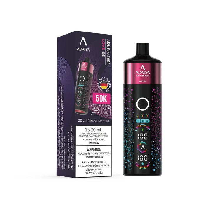 Adalya Pro 360 Disposable Shisha Vape - 50K Puffs - 5mg