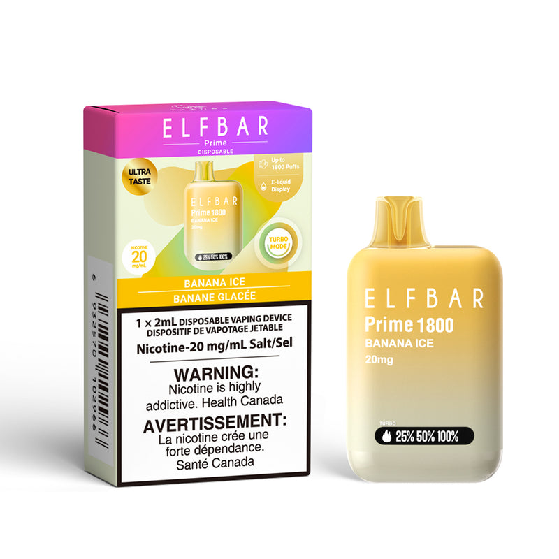 Elf Bar Prime 1800 Disposable Vape - 1800 Puffs - 2ml