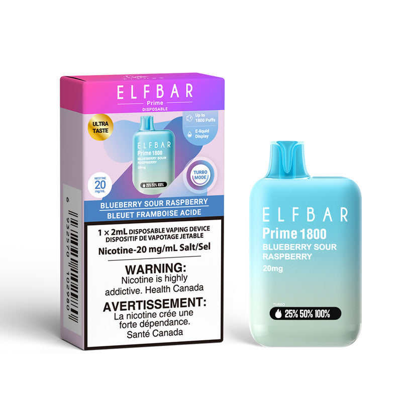 Elf Bar Prime 1800 Disposable Vape - 1800 Puffs - 2ml