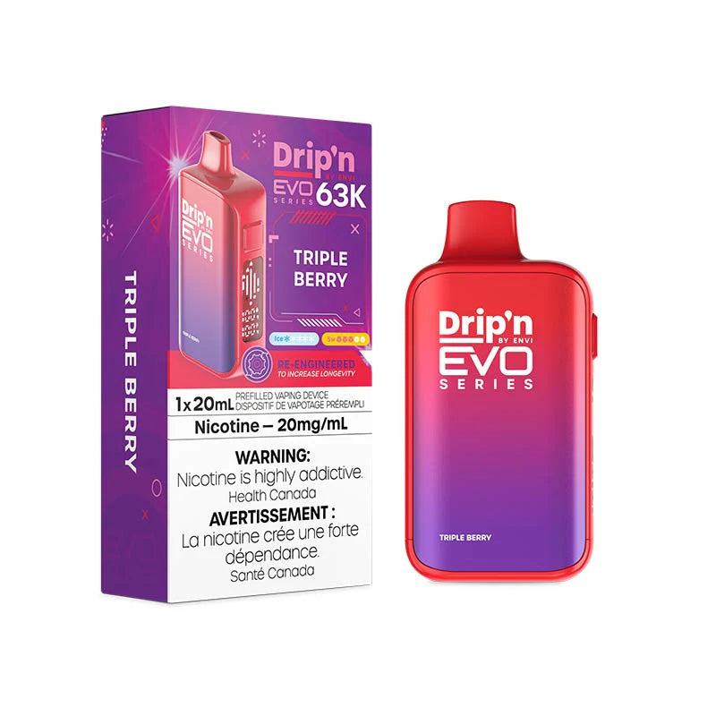 Drip’n by Envi EVO Disposable Vape - 63K Puffs - 20mg - 20mL