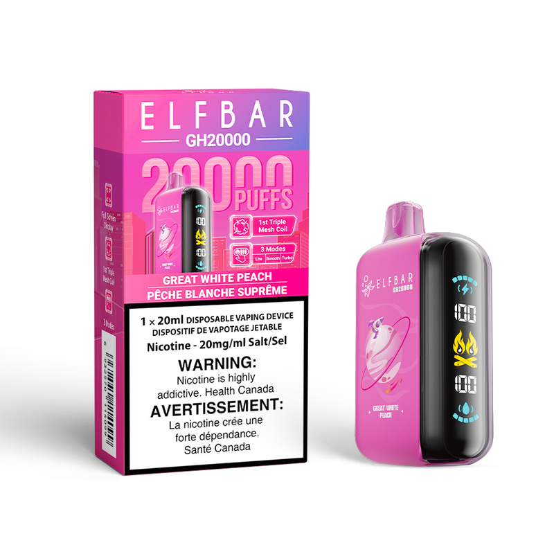 Elf Bar GH20K Disposable Vape - 20000 Puffs - 20ml
