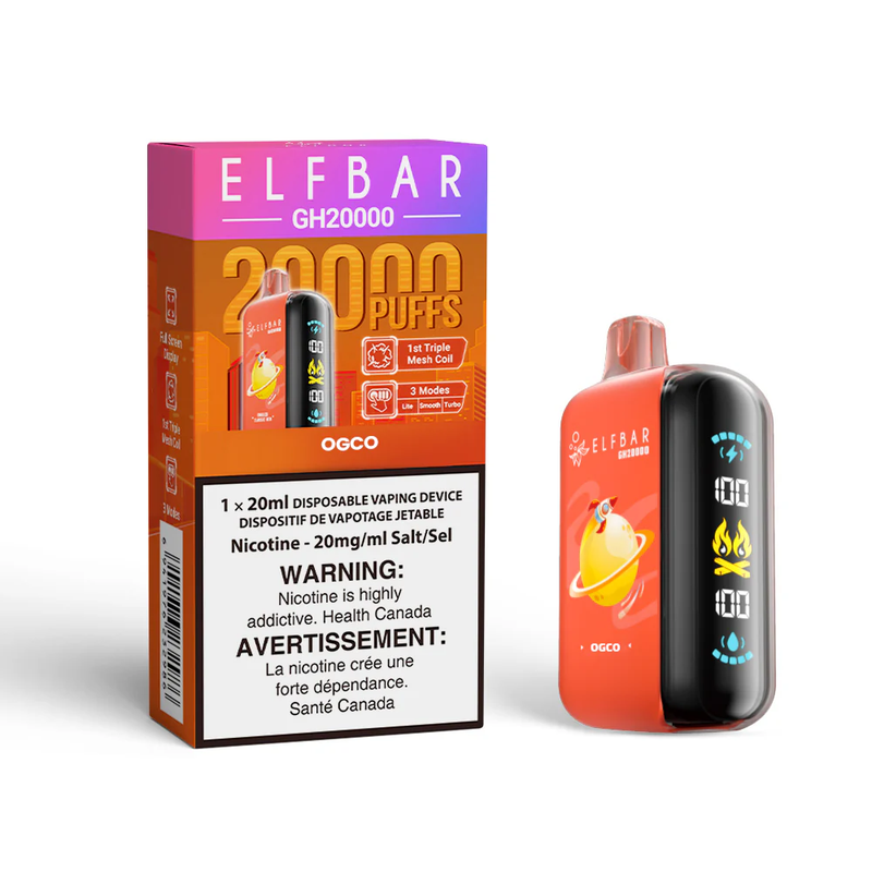 Elf Bar GH20K Disposable Vape - 20000 Puffs - 20ml