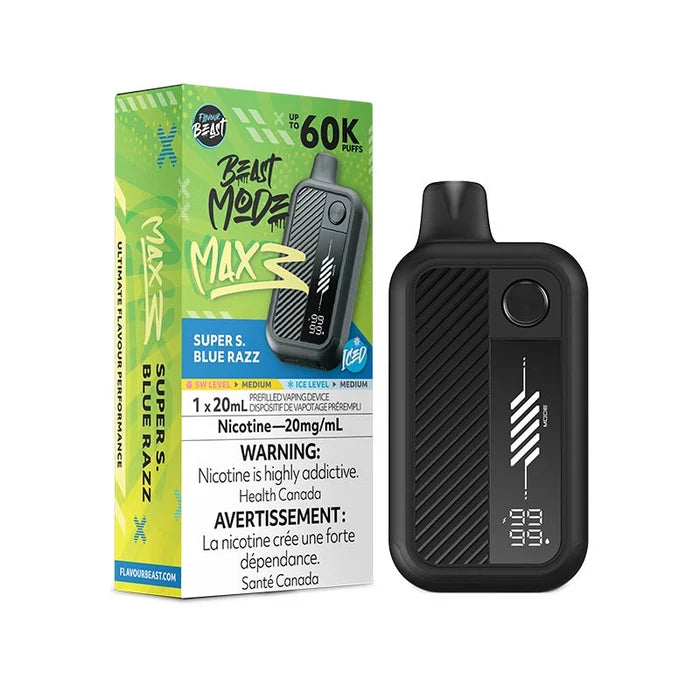 Flavour Beast Mode Max 3 Disposable Vape - 60k Puffs - 20mg - 20ml