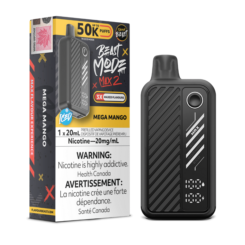 Flavour Beast Beast Mode Max 2 Disposable Vape - 50K Puffs - 20ml