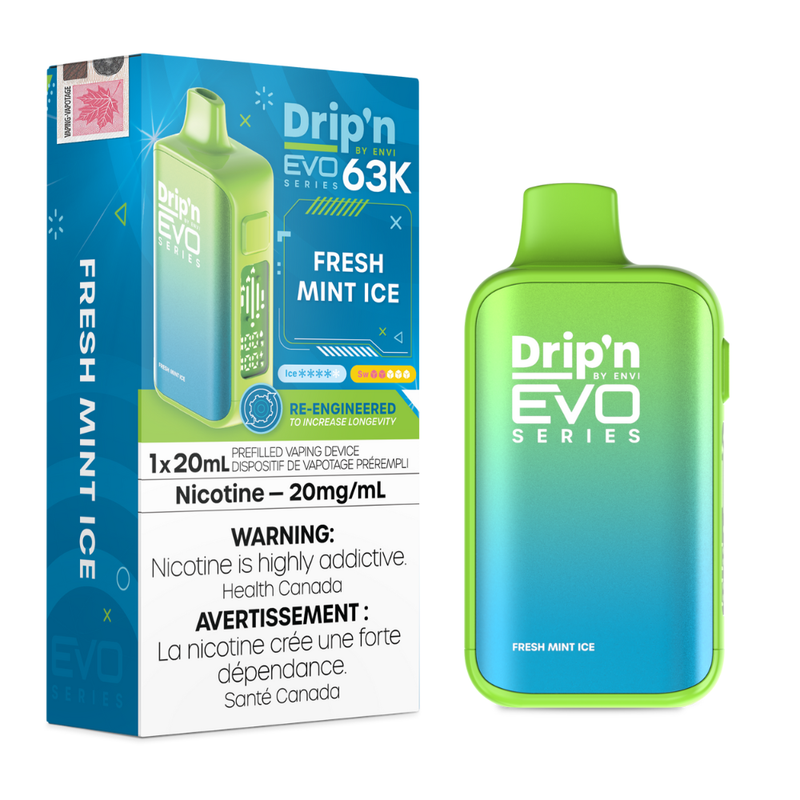 Dripn by Envi EVO Disposable Vape - 63K Puffs - 20mg - 20mL