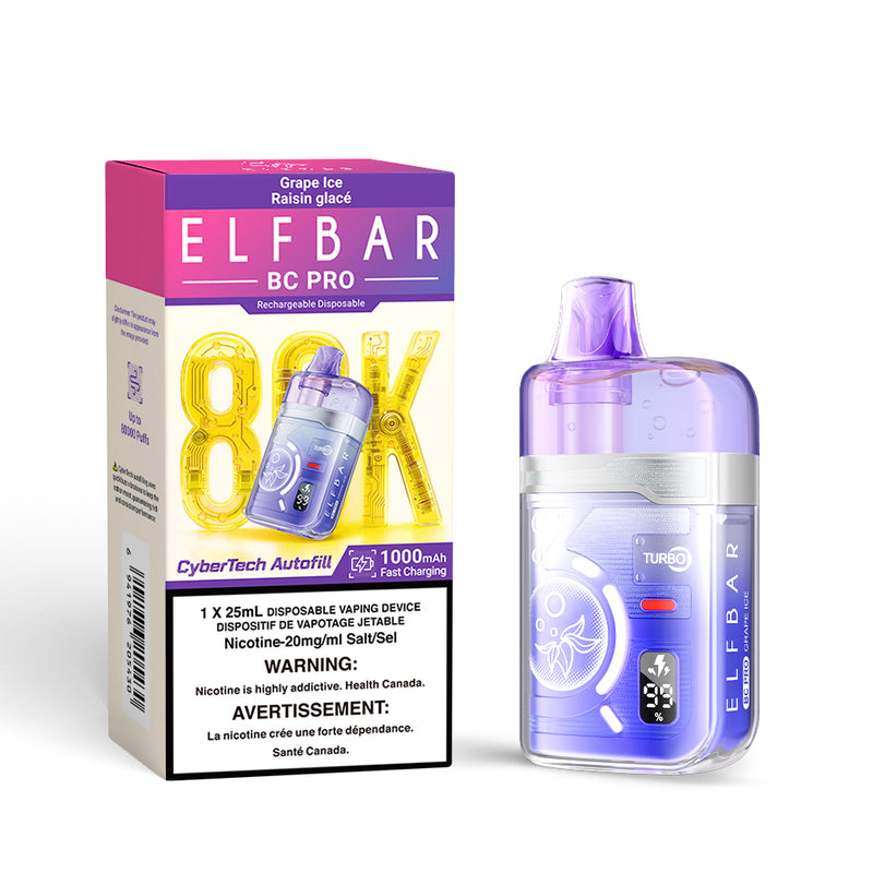 Elf Bar BC Pro 80K Disposable Vape - 80000 Puffs - 25ml