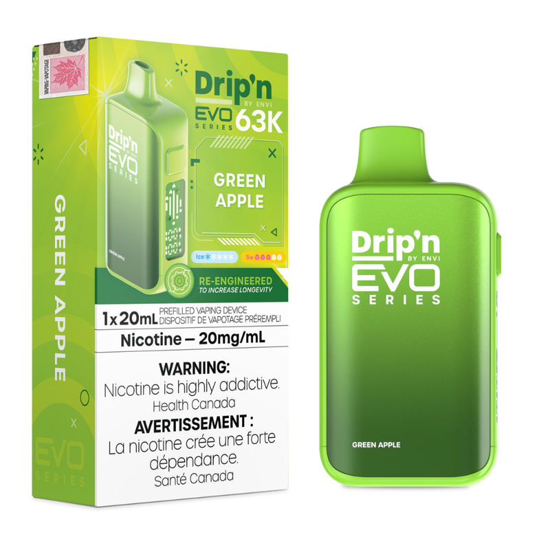 Dripn by Envi EVO Disposable Vape - 63K Puffs - 20mg - 20mL