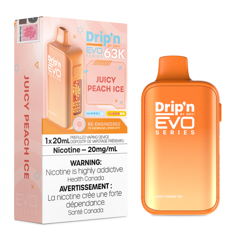 Dripn by Envi EVO Disposable Vape - 63K Puffs - 20mg - 20mL