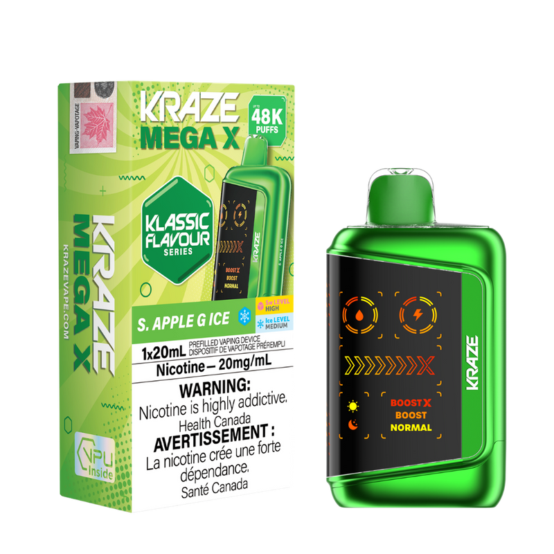 Kraze Mega X 48K Disposable Vape - 48,000 Puffs - 20mL