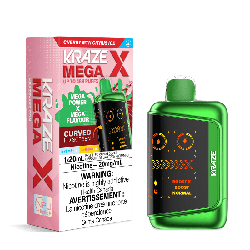 Kraze Mega X 48k Disposable Vape - 48k Puffs - 20mL