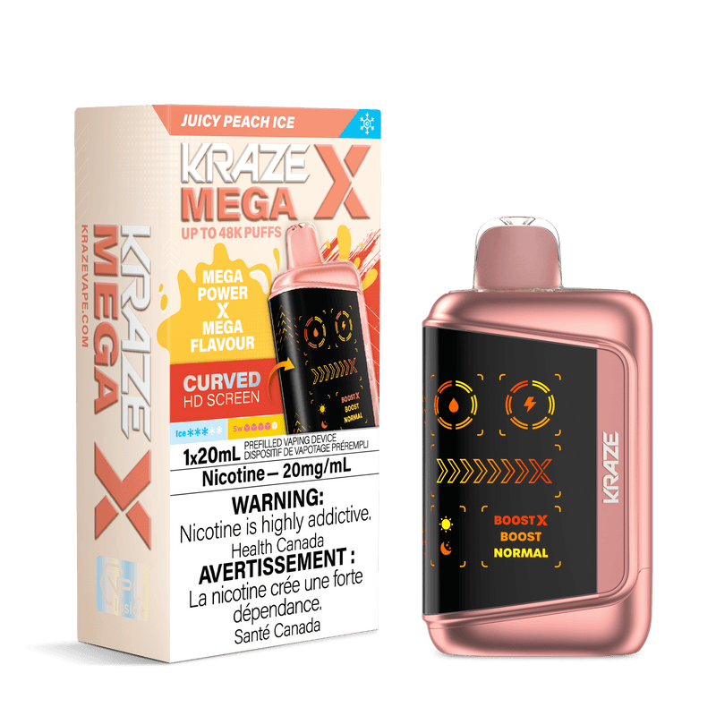 Kraze Mega X 48k Disposable Vape - 48k Puffs - 20mL