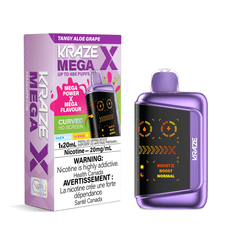 Kraze Mega X 48k Disposable Vape - 48k Puffs - 20mL
