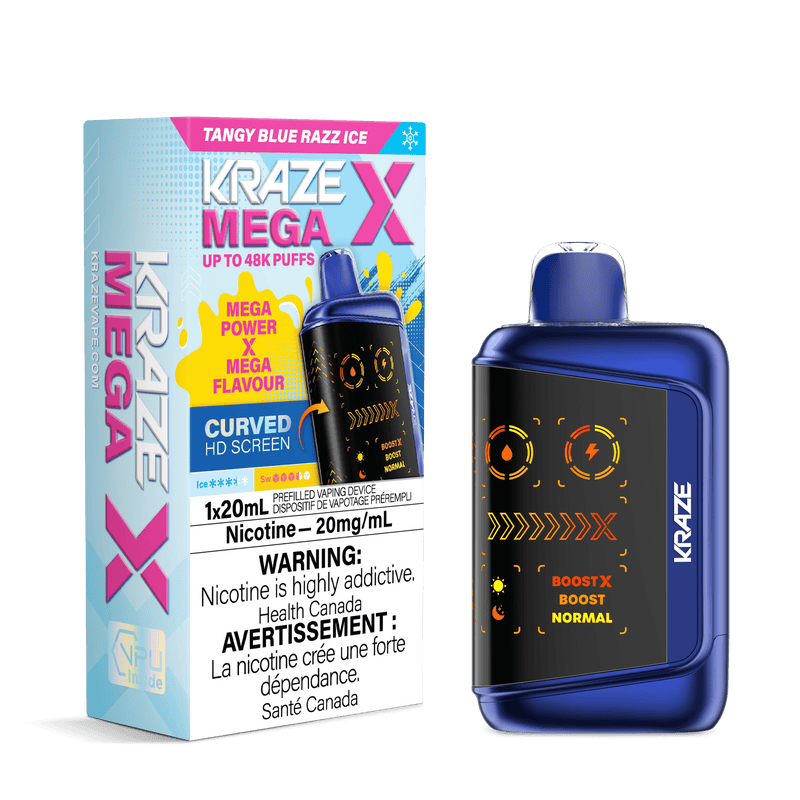 Kraze Mega X 48k Disposable Vape - 48k Puffs - 20mL