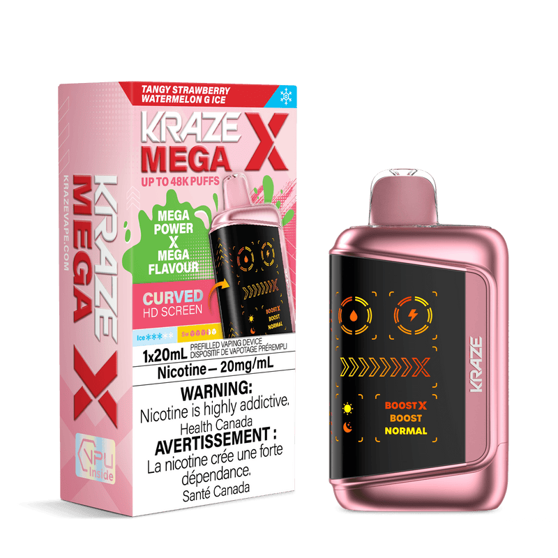 Kraze Mega X 48k Disposable Vape - 48k Puffs - 20mL