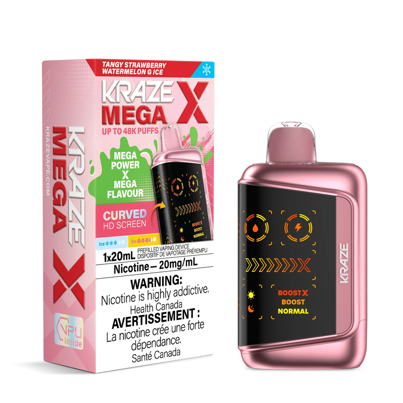 Kraze Mega X 48K Disposable Vape - 48,000 Puffs - 20mL