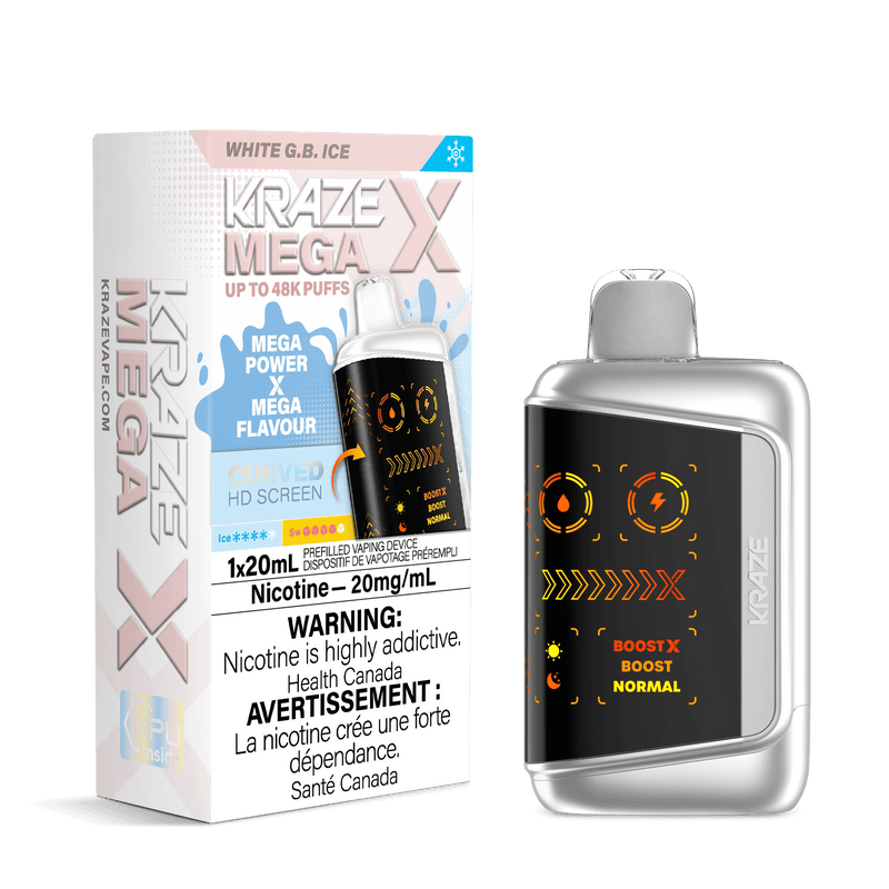 Kraze Mega X 48k Disposable Vape - 48k Puffs - 20mL