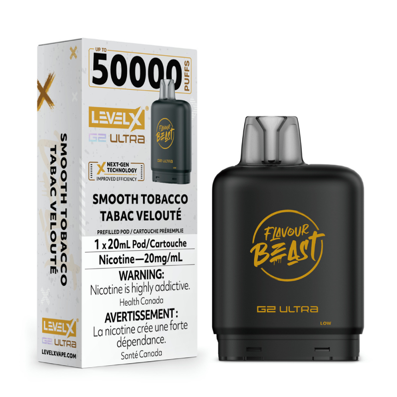 Flavour Beast Level X G2 Ultra Unleashed Vape Pod - 50K- Puffs - 20mL