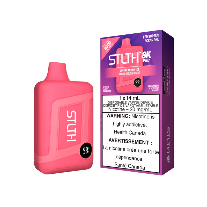 STLTH 8k Pro Disposable Vape - 8000 Puffs - 14ml