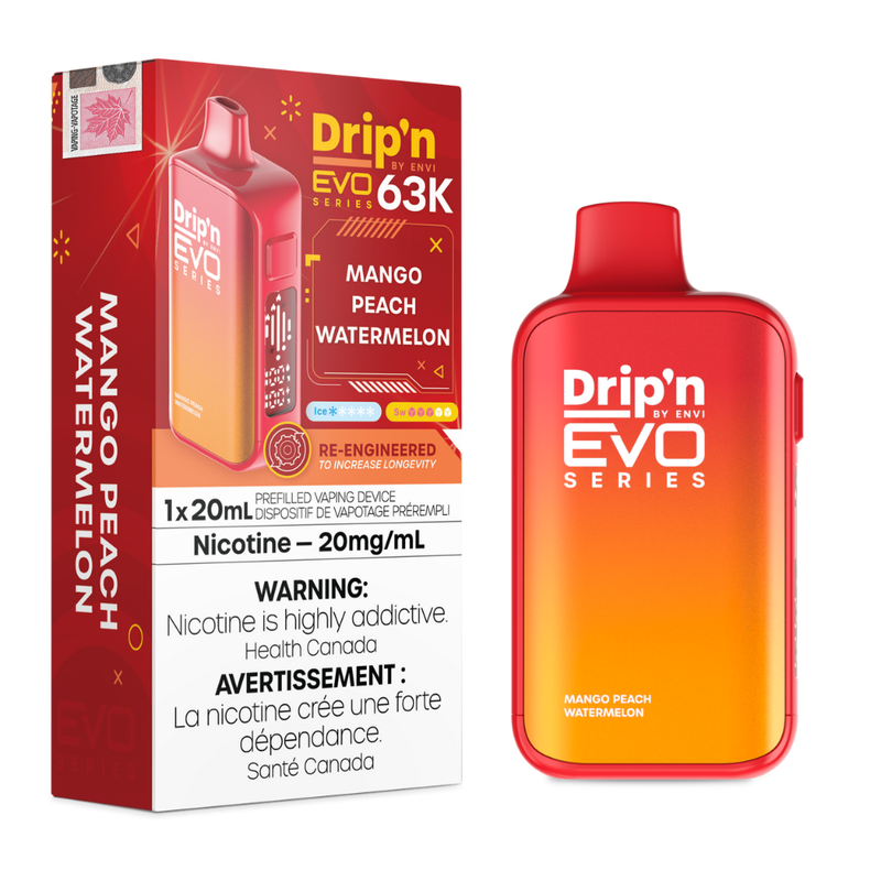 Dripn by Envi EVO Disposable Vape - 63K Puffs - 20mg - 20mL