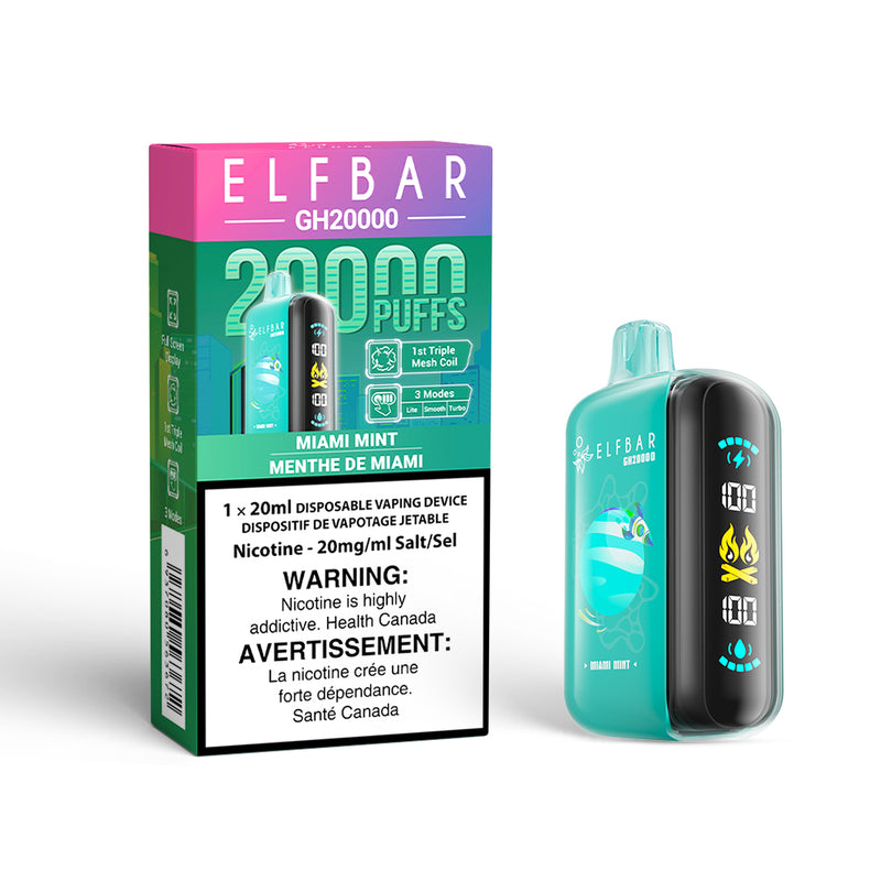 Elf Bar GH20K Disposable Vape - 20000 Puffs - 20ml