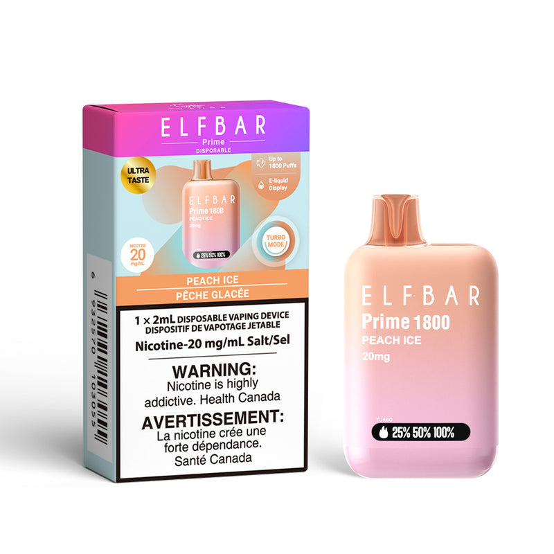 Elf Bar Prime 1800 Disposable Vape - 1800 Puffs - 2ml