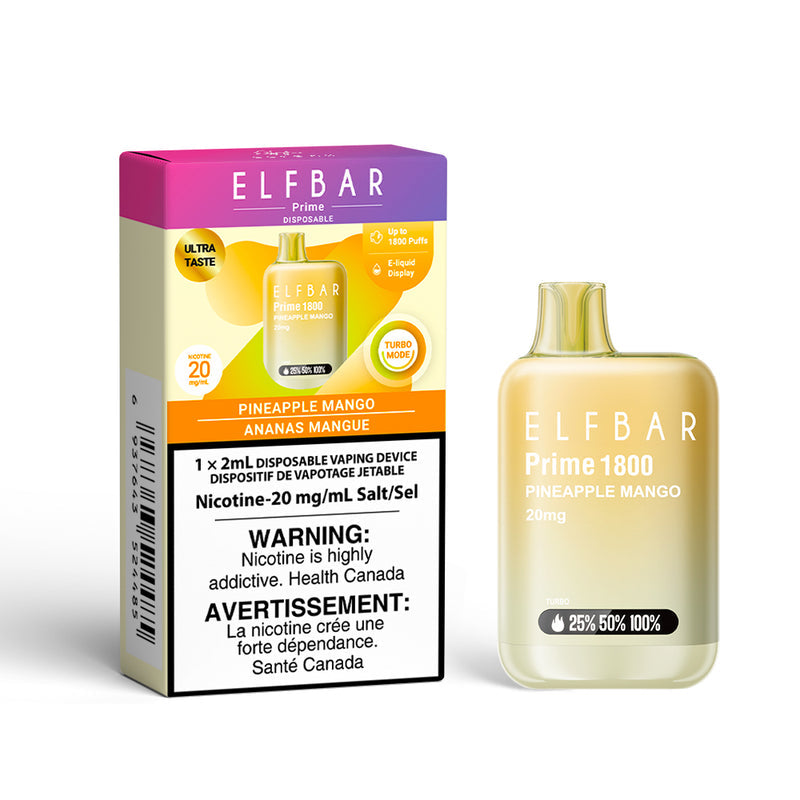 Elf Bar Prime 1800 Disposable Vape - 1800 Puffs - 2ml