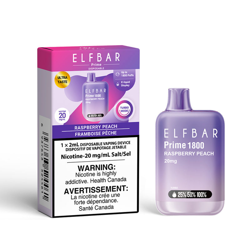 Elf Bar Prime 1800 Disposable Vape - 1800 Puffs - 2ml