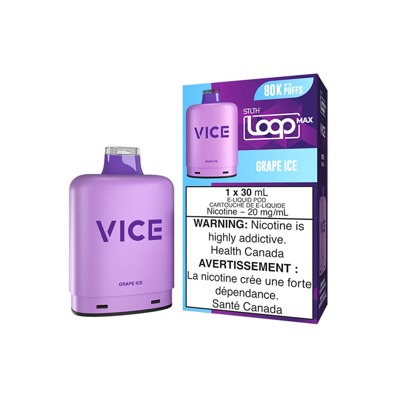 STLTH Loop Max X Vice Replacement Pod – 80,000 Puffs