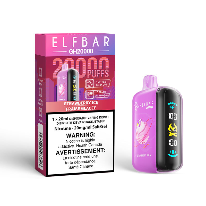 Elf Bar GH20K Disposable Vape - 20000 Puffs - 20ml