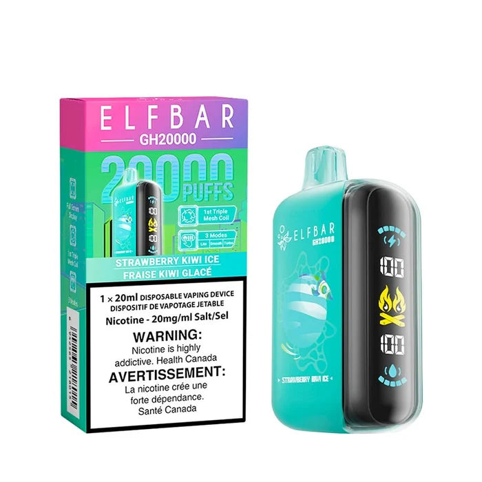 Elf Bar GH20K Disposable Vape – 20,000 Puffs – 20mL