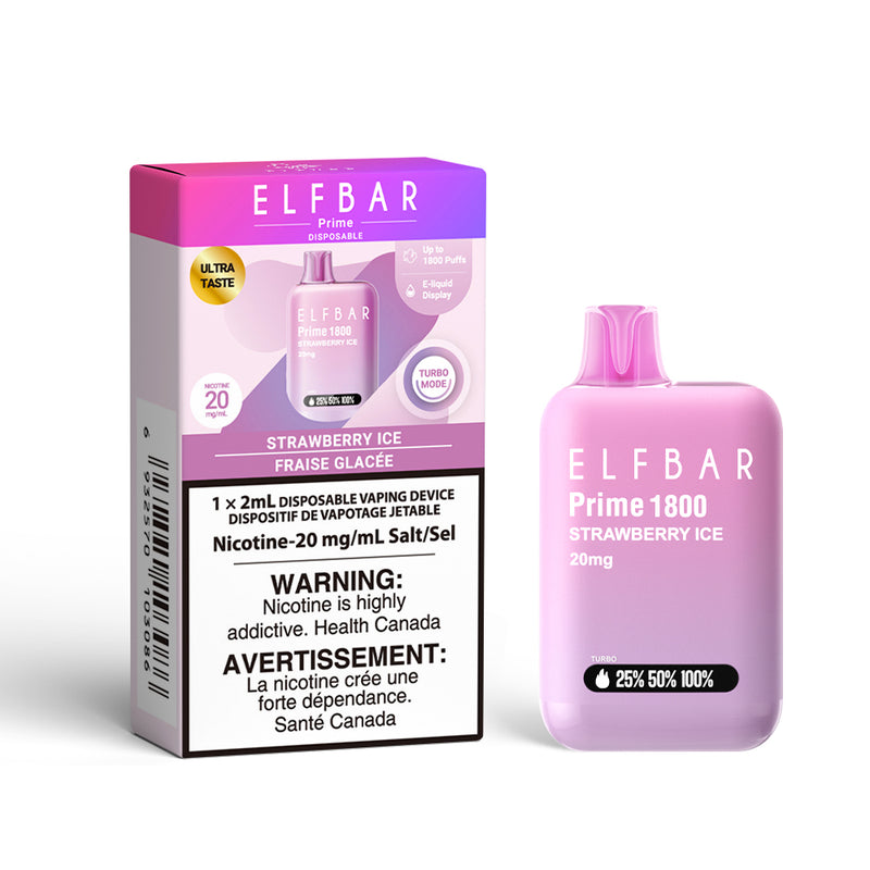 Elf Bar Prime 1800 Disposable Vape - 1800 Puffs - 2ml