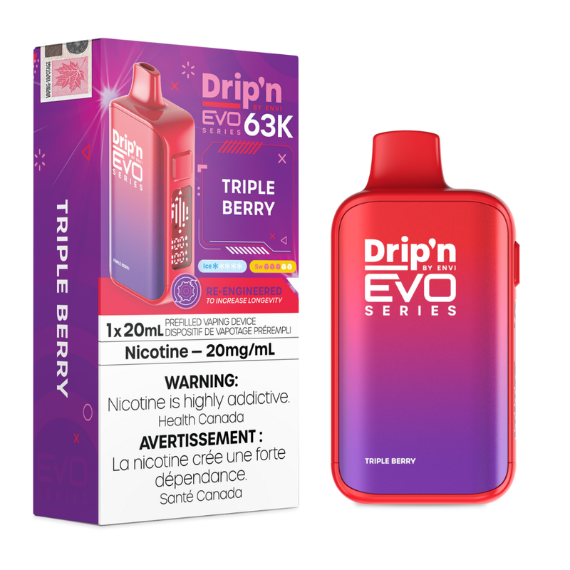 Dripn by Envi EVO Disposable Vape - 63K Puffs - 20mg - 20mL