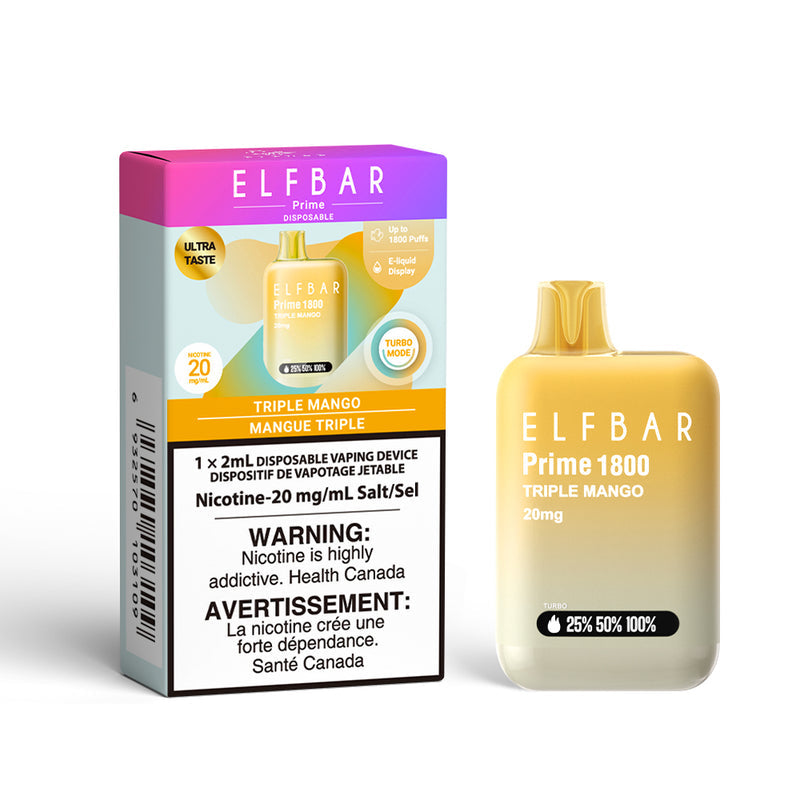 Elf Bar Prime 1800 Disposable Vape - 1800 Puffs - 2ml
