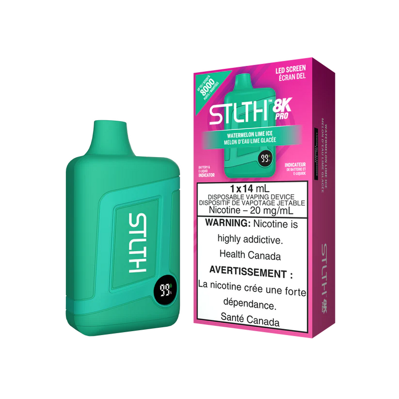 STLTH 8k Pro Disposable Vape - 8000 Puffs - 14ml