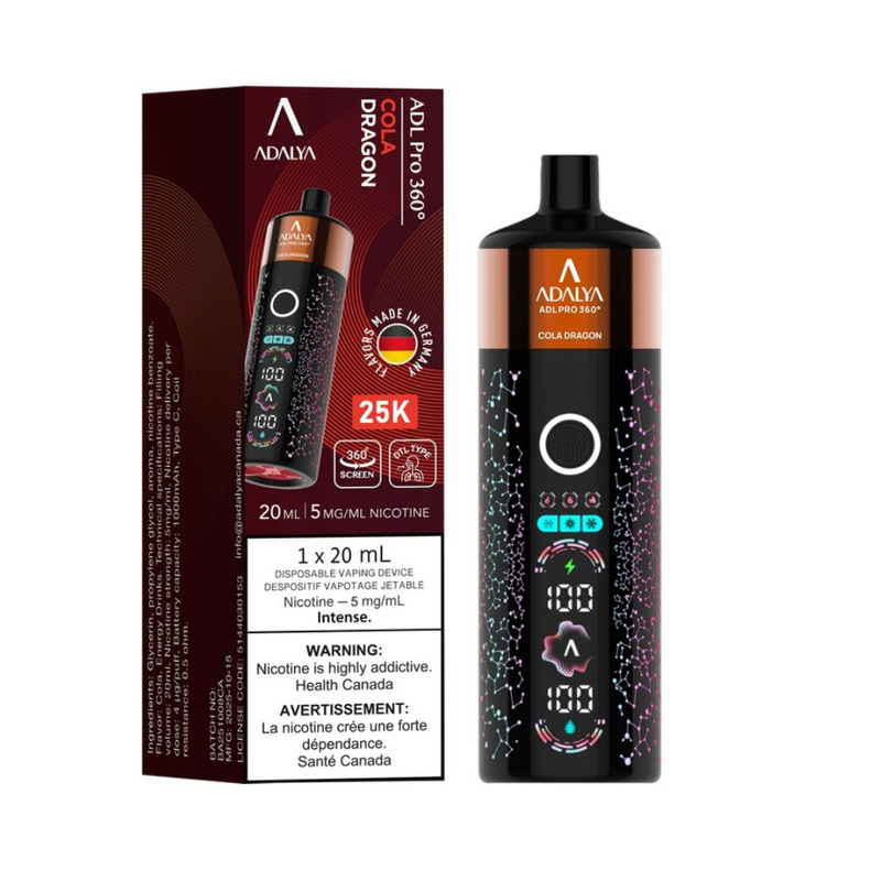 Adalya Pro 360 Disposable Shisha Vape - 25K Puffs - 20ml - 5mg