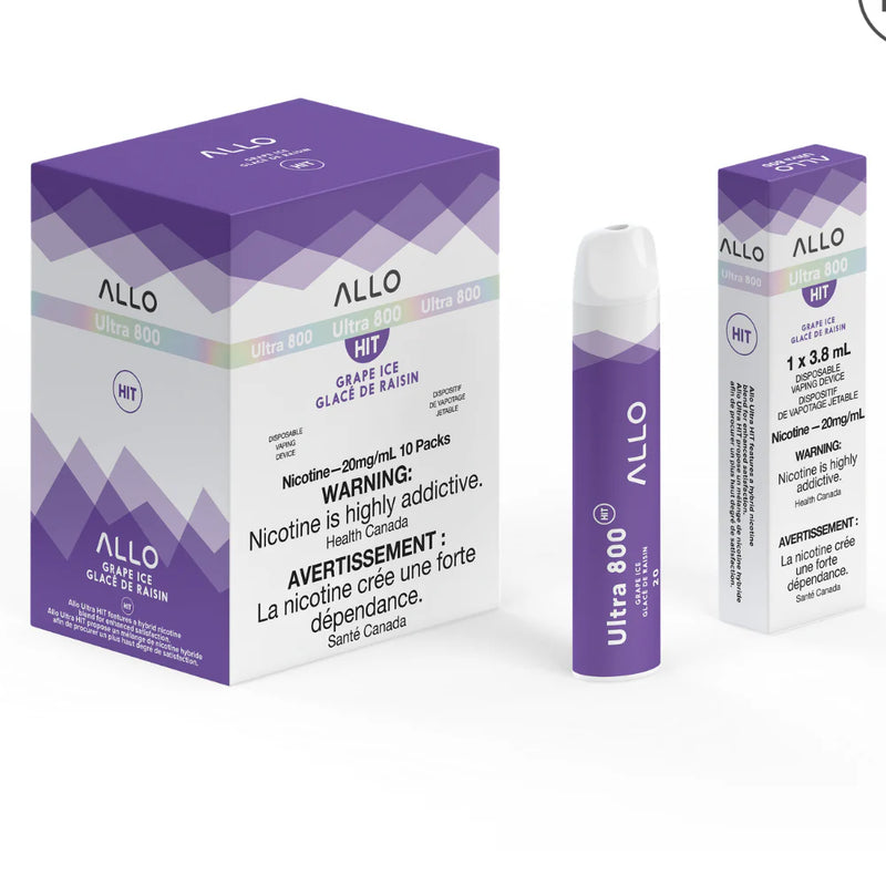 Allo Ultra 800 Disposable Vape - 800 Puffs - 3.8ml