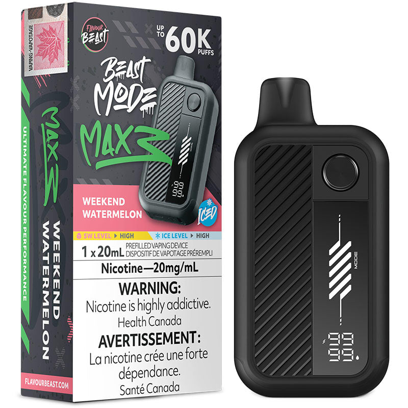 Flavour Beast Mode Max 3 Disposable Vape - 60k Puffs - 20mg - 20ml
