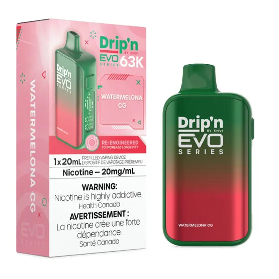 Drip’n by Envi EVO Disposable Vape - 63K Puffs - 20mg - 20mL
