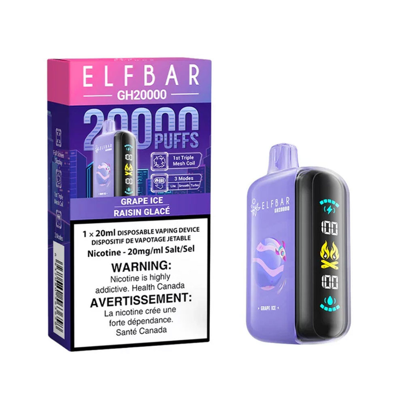 Elf Bar GH20K Disposable Vape - 20000 Puffs - 20ml