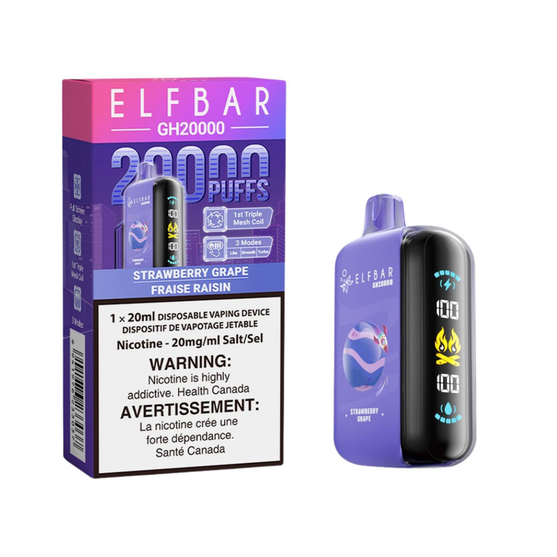 Elf Bar GH20K Disposable Vape - 20000 Puffs - 20ml