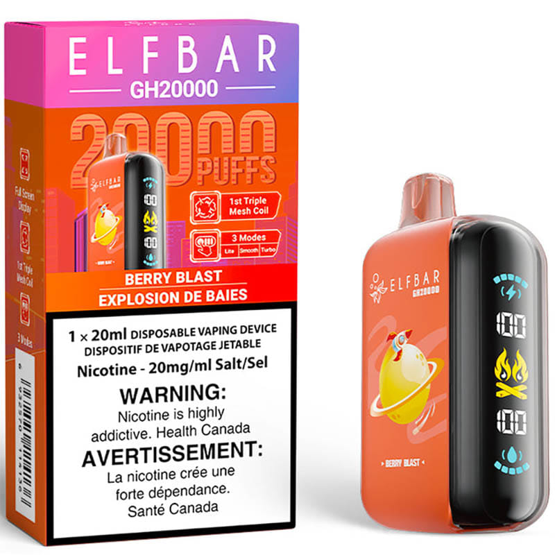 Elf Bar GH20K Disposable Vape – 20,000 Puffs – 20mL