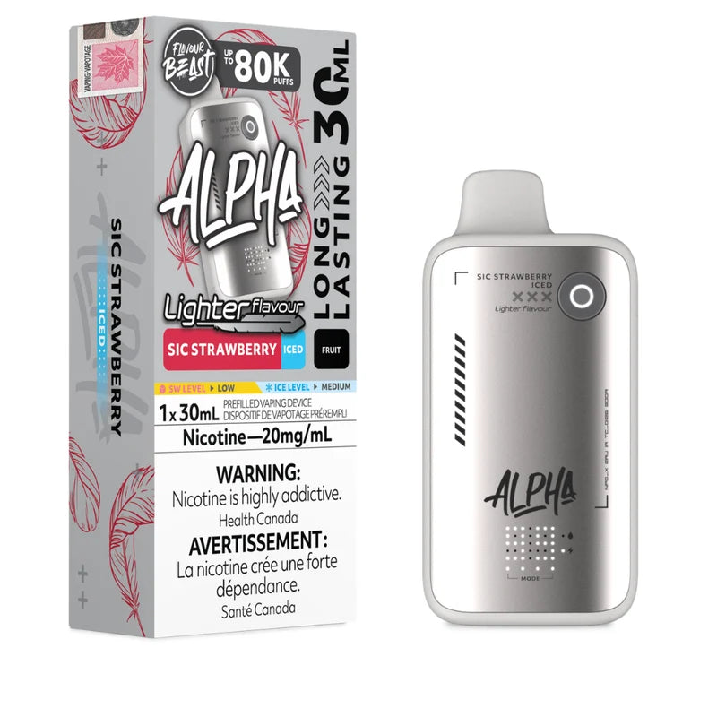 Flavour Beast Alpha Disposable Vape - Light Series - 80K Puffs - 20mg - 30ml