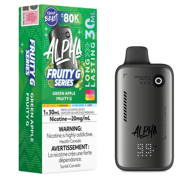 Flavour Beast Alpha Disposable Vape - Fruity G Series - 80K Puffs - 20mg - 30ml