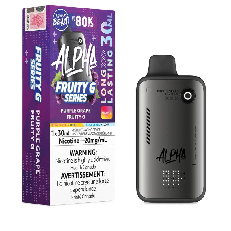 Flavour Beast Alpha Disposable Vape - Fruity G Series - 80K Puffs - 20mg - 30ml